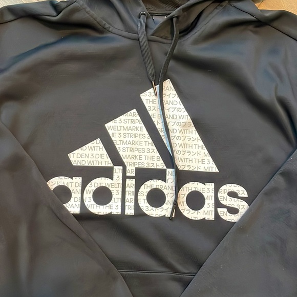 Men’s XL NWOT ADIDAS Hooded Sweatshirt - Picture 2 of 4
